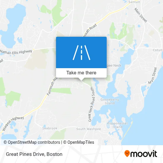 Great Pines Drive map