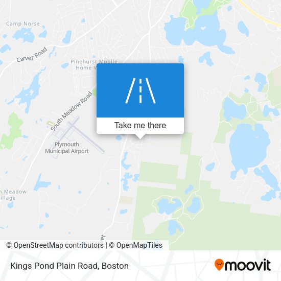 Mapa de Kings Pond Plain Road