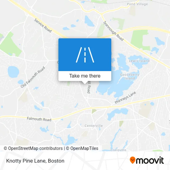 Knotty Pine Lane map