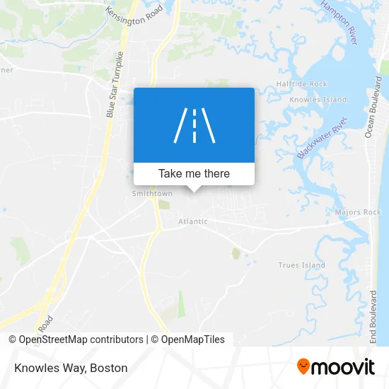 Knowles Way map