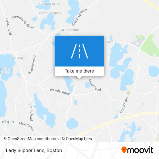 Lady Slipper Lane map