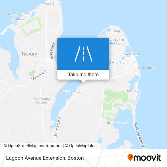 Lagoon Avenue Extension map