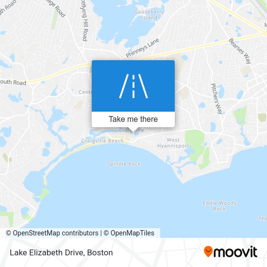 Lake Elizabeth Drive map