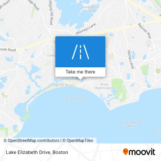 Lake Elizabeth Drive map