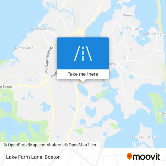 Lake Farm Lane map