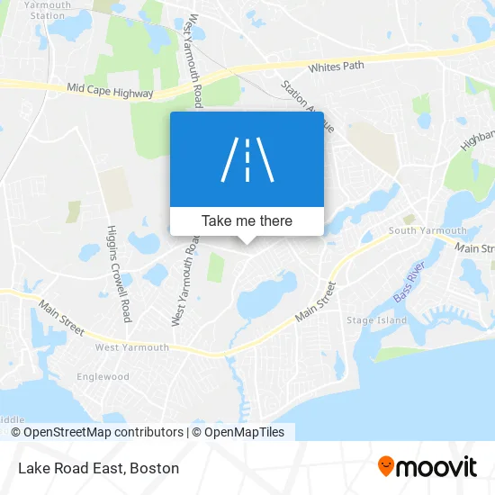 Lake Road East map