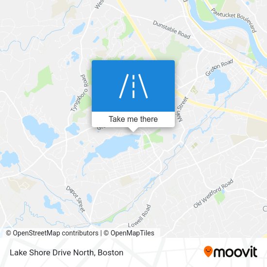 Lake Shore Drive North map