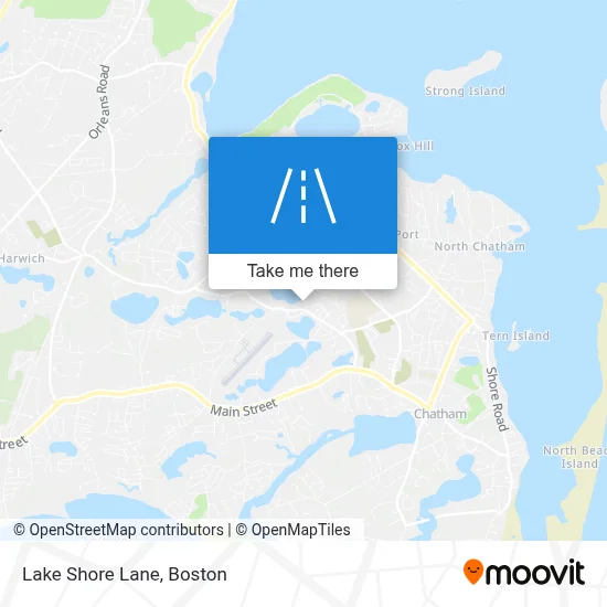 Lake Shore Lane map