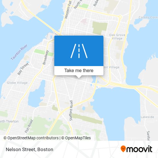 Nelson Street map