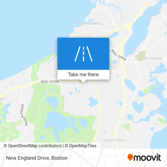 New England Drive map