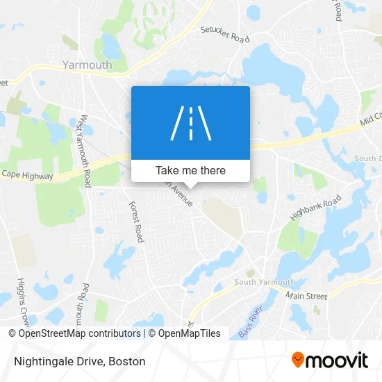 Nightingale Drive map