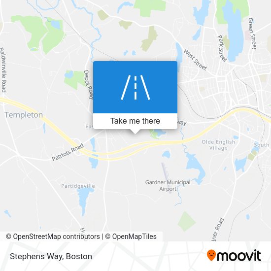 Mapa de Stephens Way