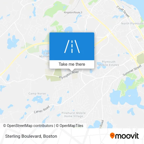 Sterling Boulevard map