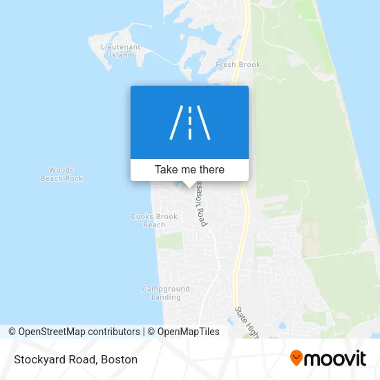 Stockyard Road map