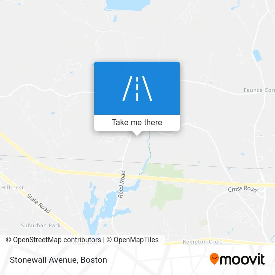 Stonewall Avenue map