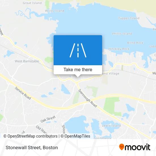 Stonewall Street map