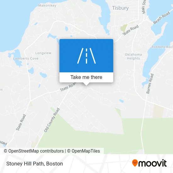 Stoney Hill Path map