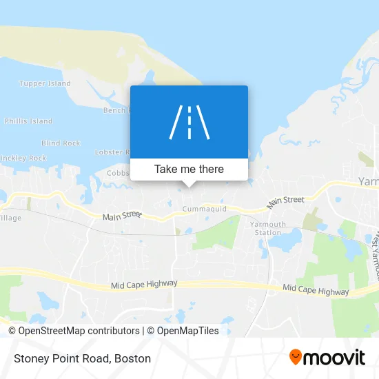 Stoney Point Road map