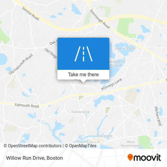 Willow Run Drive map