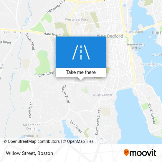 Willow Street map