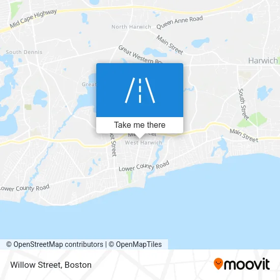 Willow Street map