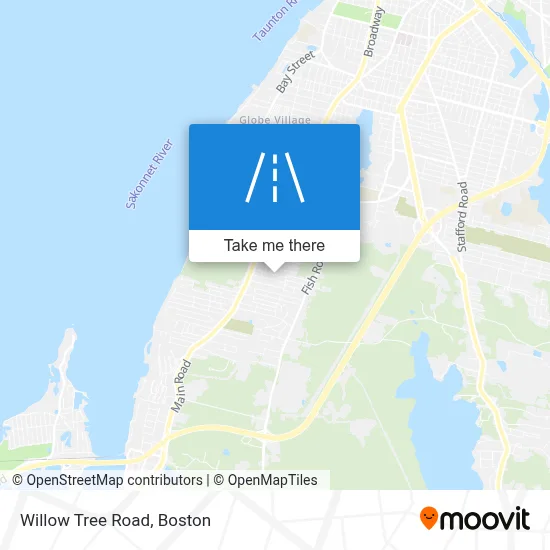 Willow Tree Road map