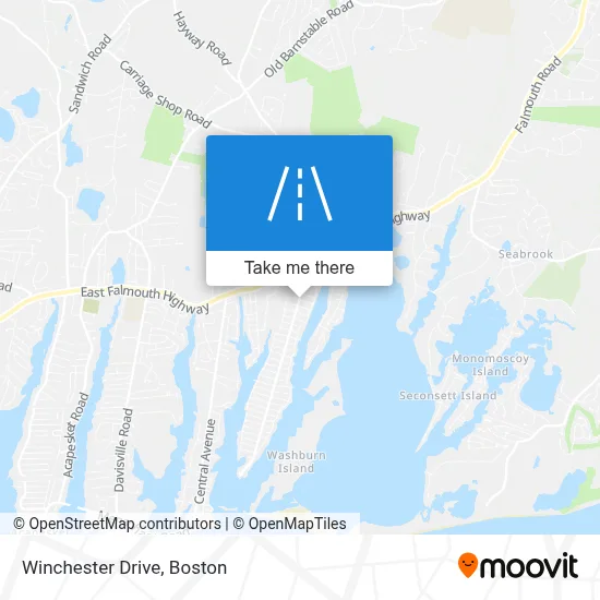 Winchester Drive map