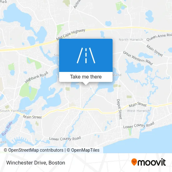 Winchester Drive map