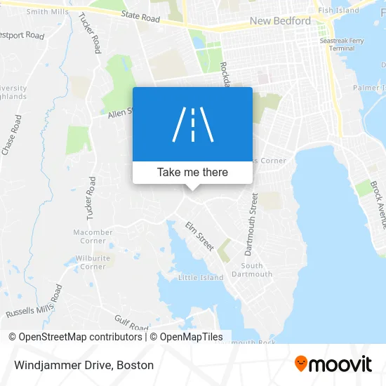 Windjammer Drive map