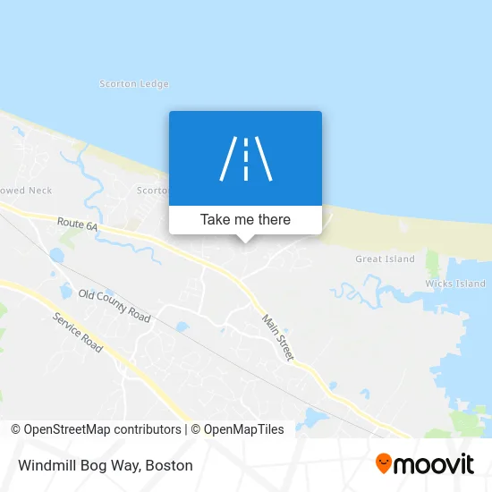 Windmill Bog Way map