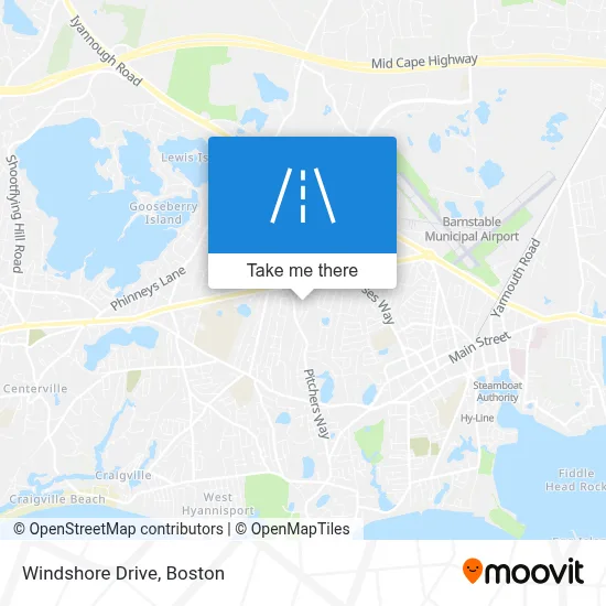 Windshore Drive map