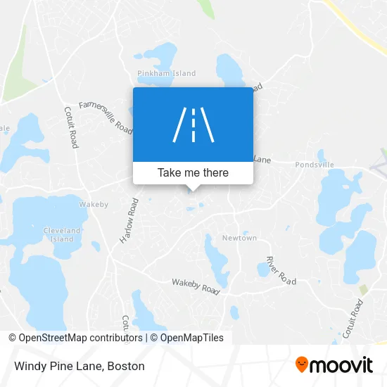 Windy Pine Lane map