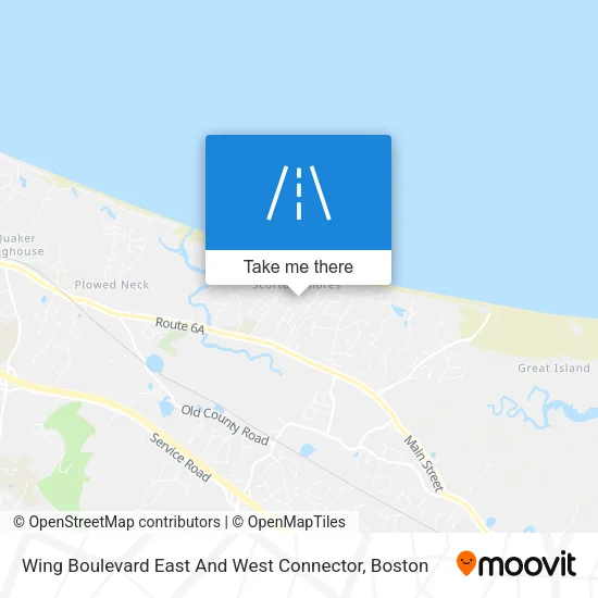 Wing Boulevard East And West Connector map