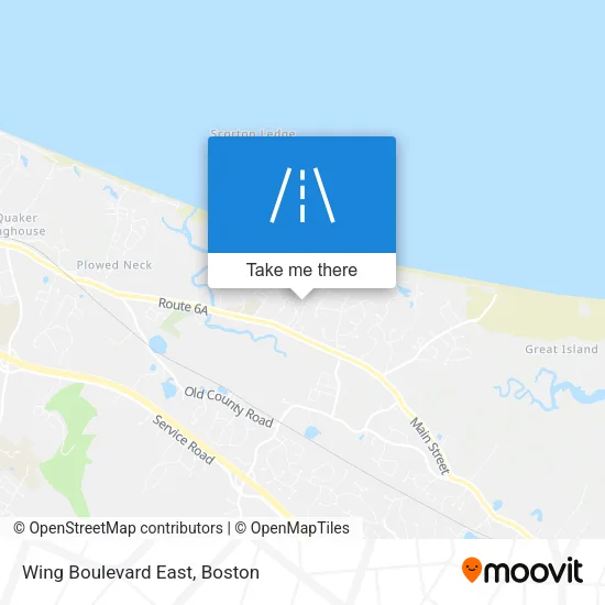 Wing Boulevard East map