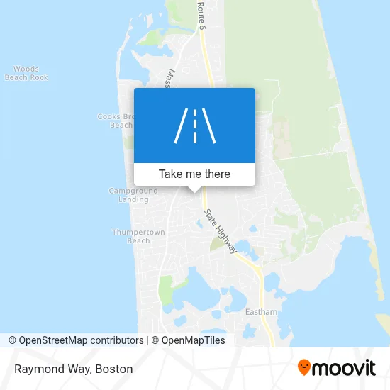 Raymond Way map