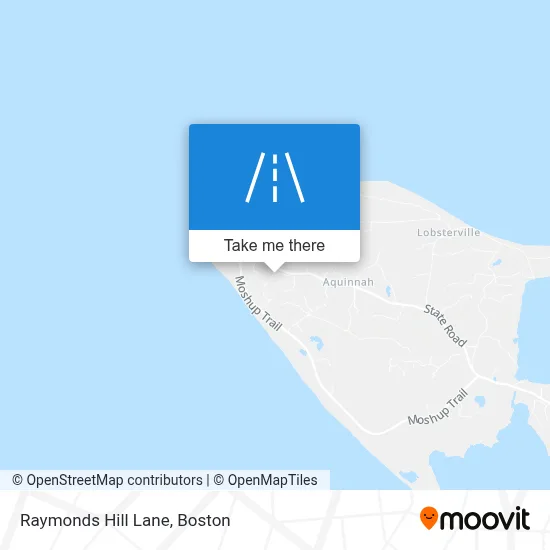 Raymonds Hill Lane map