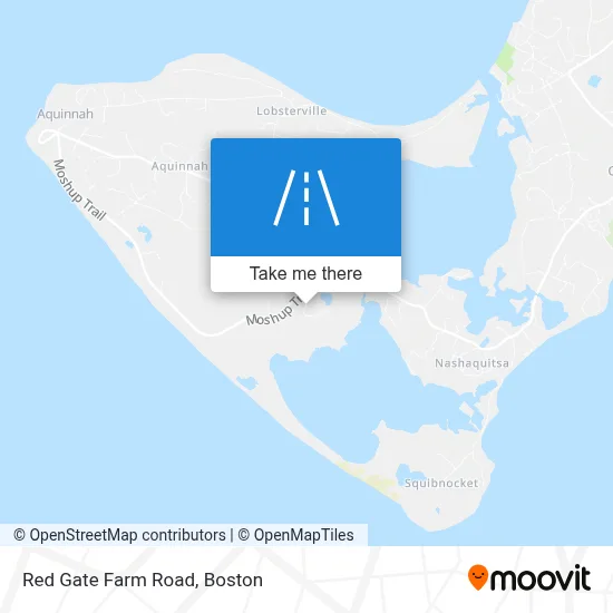 Red Gate Farm Road map