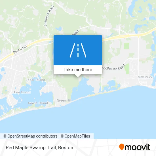 Red Maple Swamp Trail map