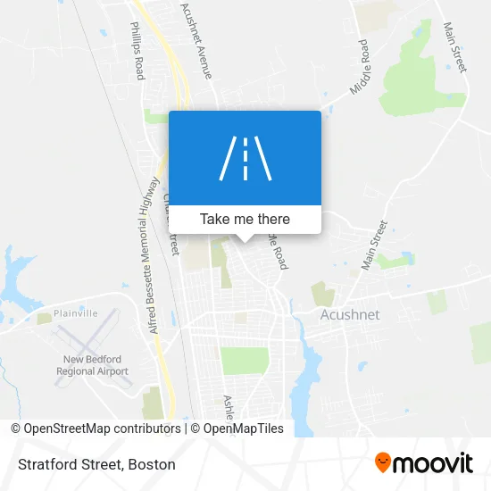 Stratford Street map