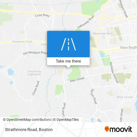 Strathmore Road map