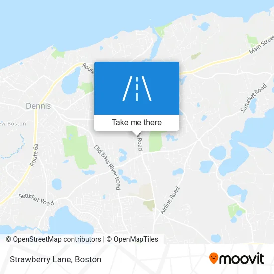 Strawberry Lane map