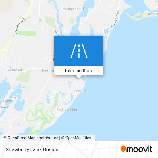Strawberry Lane map