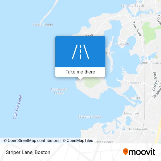 Striper Lane map