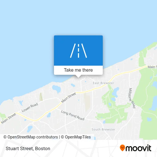 Stuart Street map