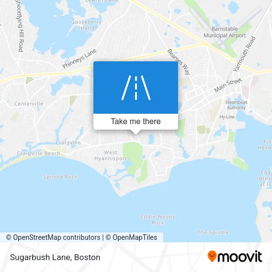 Sugarbush Lane map