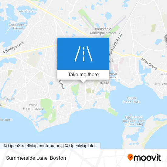 Summerside Lane map