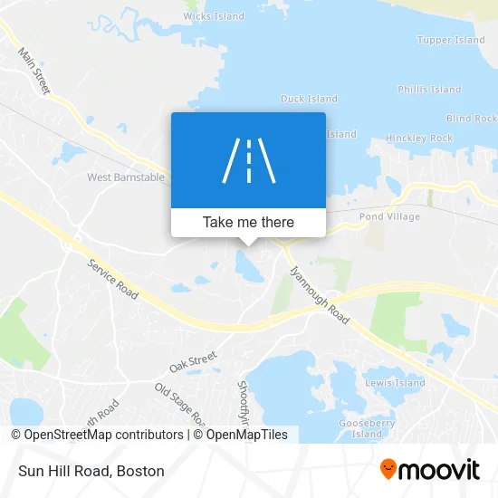 Sun Hill Road map