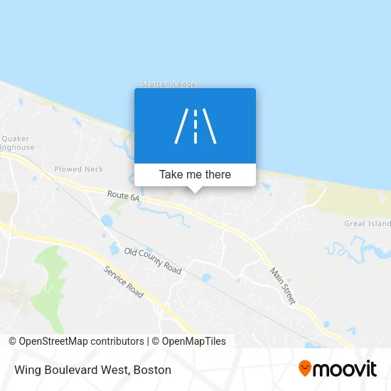 Wing Boulevard West map