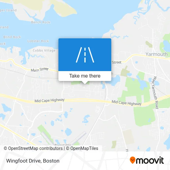 Wingfoot Drive map