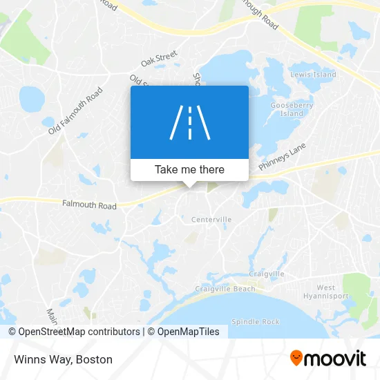 Winns Way map